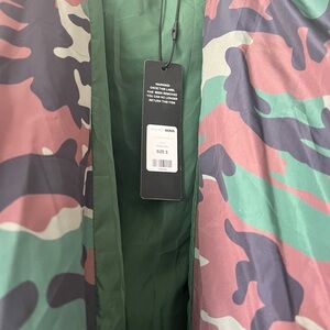 Fashion Nova Camouflage Print Jacket